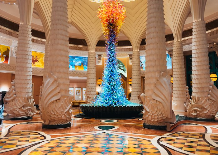 Hotel lobby representing the hospitality critical power sector